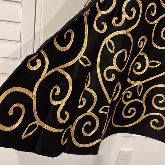 Chetta B black file long skirt - Picture 5 of 7